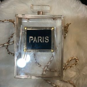 Super cute perfume bottle purse!